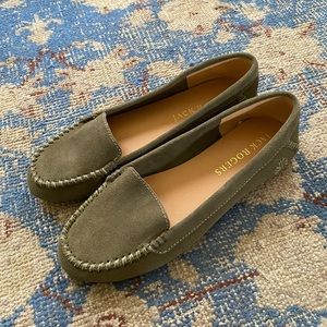 Jack Rogers Olive Green Loafers